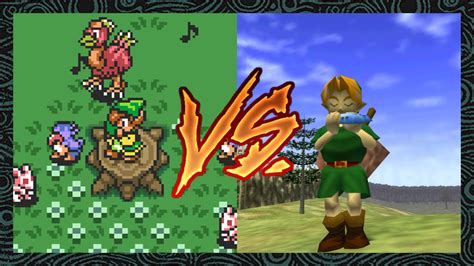 ZELDA: A Link to the Past vs. Ocarina of Time .